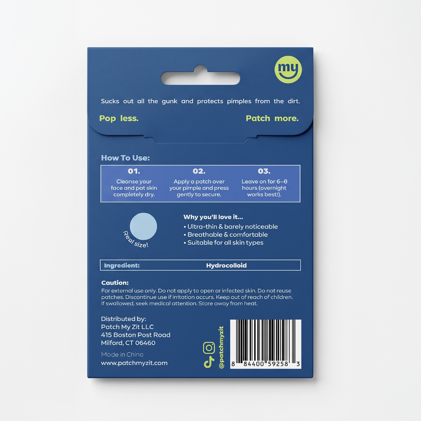 Patch My Zit™ Original Clear Pimple Patch